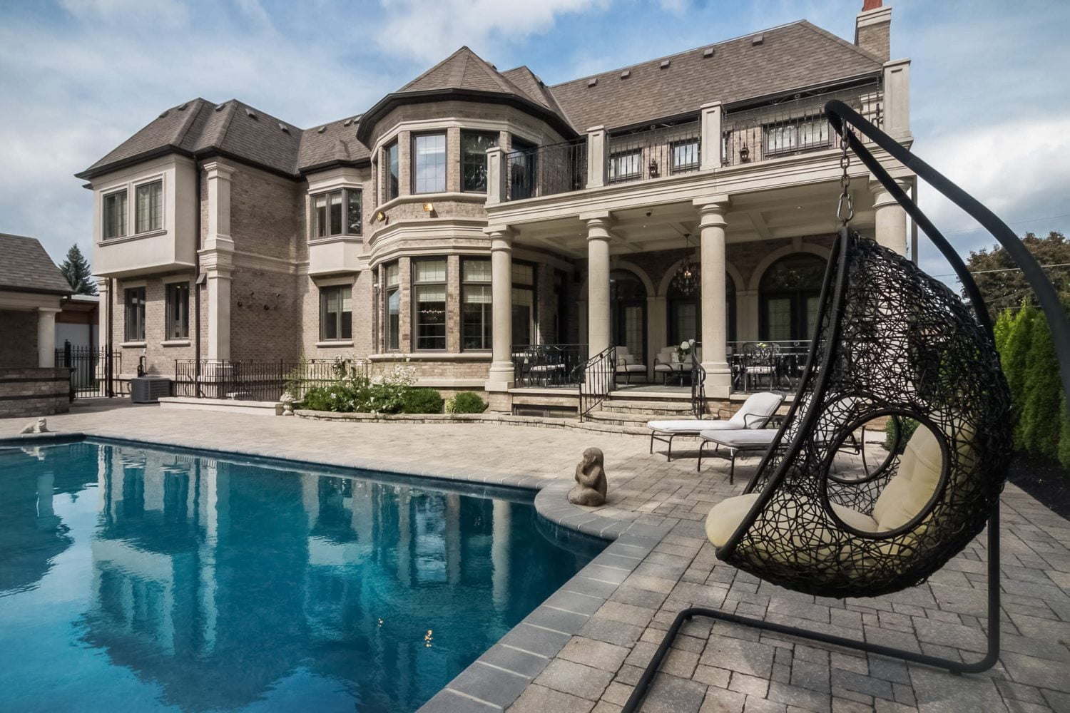 Backyard shot from the pool - Iconica Communications