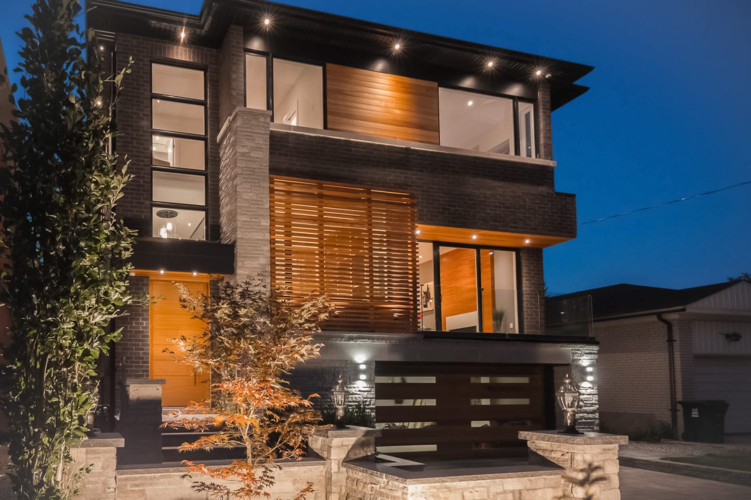 Twilight shot of home - Iconica Communications